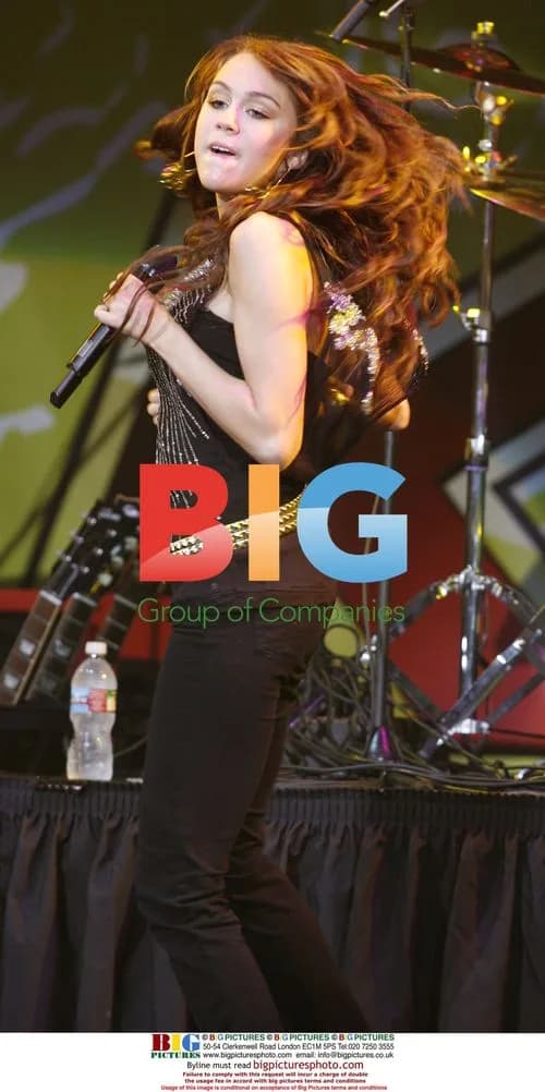 Miley Cyrus performs at Wango Tango 2008