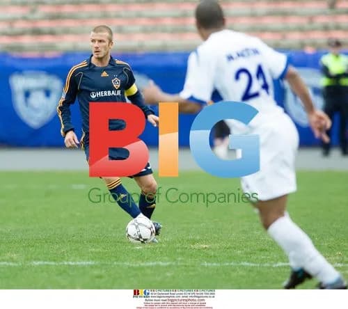 David Beckham in Exhibition Game in Edmonton