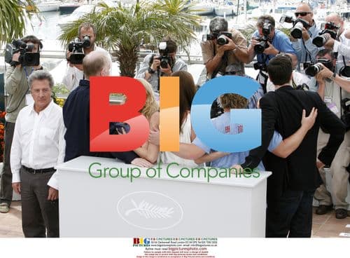 Dustin Hoffman, Angelina Jolie, Jack Black at 'Kung Fu Panda' Photocall