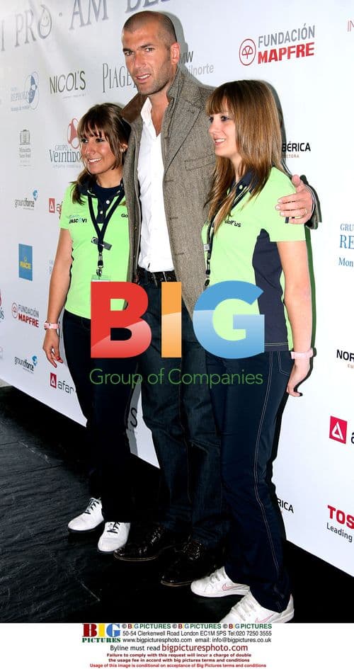 Zidane, Canavaro and Casillas at Apascovi Benefit Golf