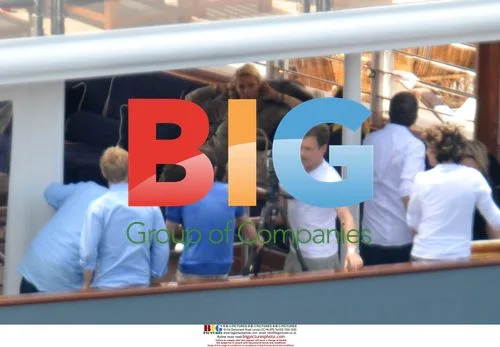 Gwyneth Paltrow on a yacht in Capri, Italy