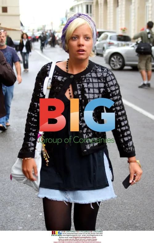 Lily Allen seen walking in Cannes