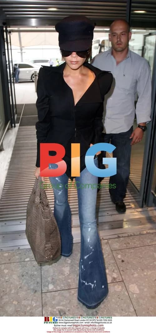 Victoria Beckham at Heathrow Airport