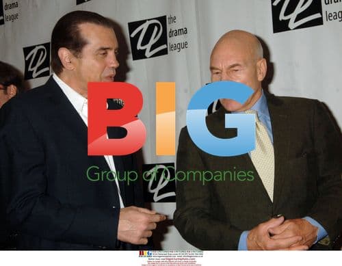 Chazz Palminteri and Patrick Stewart at Drama League Awards
