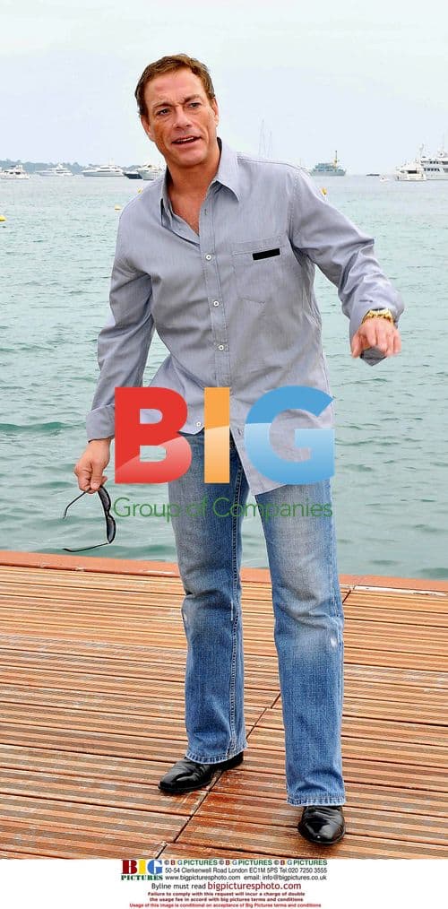 JCVD Family Photocall at Cannes