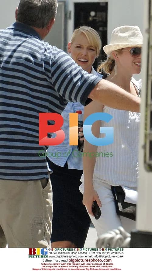 Katherine Heigl on Ugly Truth Set