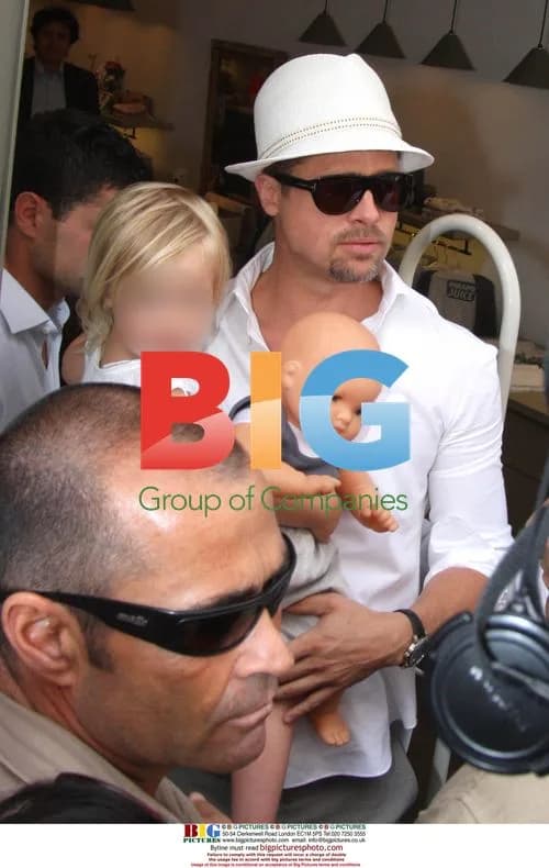 Brad Pitt and Angelina Jolie go shopping in Cannes