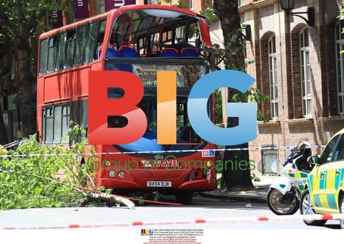 London Bus Crashes into Tree, 1 Dead and 18 Injured
