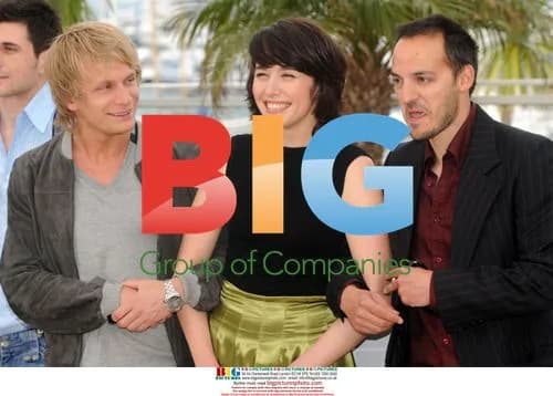 Jeremie Renier, Alban Ukaj and Fabrizio Rongione at Cannes