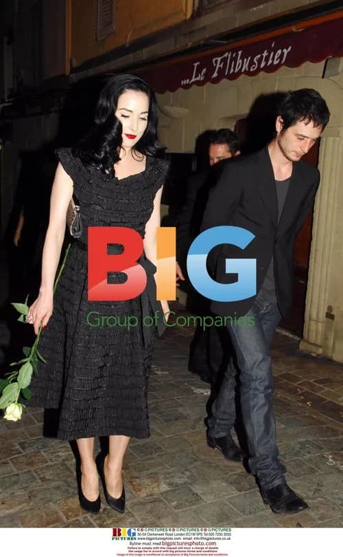 Dita Von Teese Seen Leaving Hotel With Mystery Man