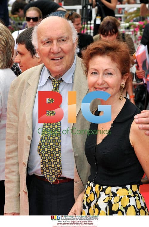 Michel Piccoli and wife Ludivine Clerc at Cannes Film Festival