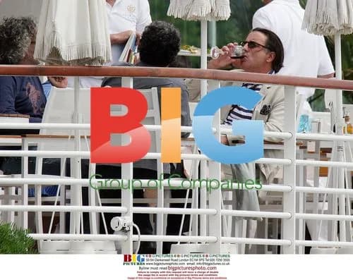 Andy Garcia Enjoying Lunch in Cap d'Antibes
