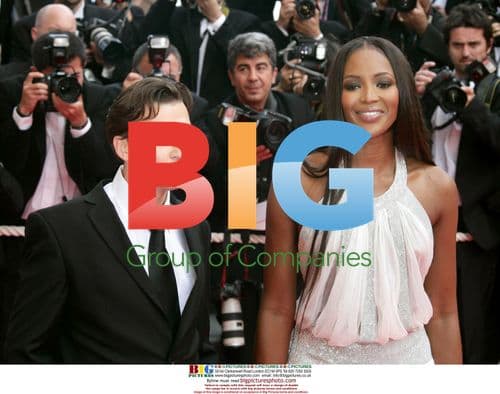 Naomi Campbell and Christophe Rocancourt at Cannes Film Festival