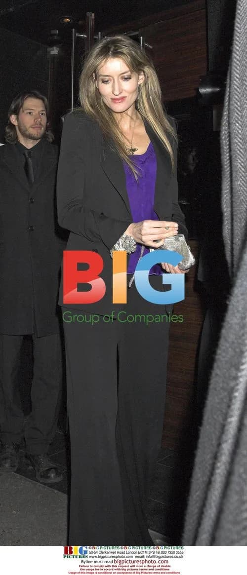 Natasha McElhone at George Clooney Party
