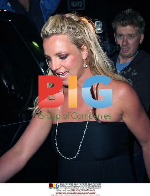 Britney Spears leaves restaurant with George Maloof Jr.