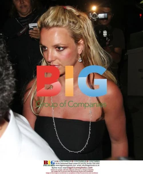 Britney Spears leaves restaurant with George Maloof Jr.