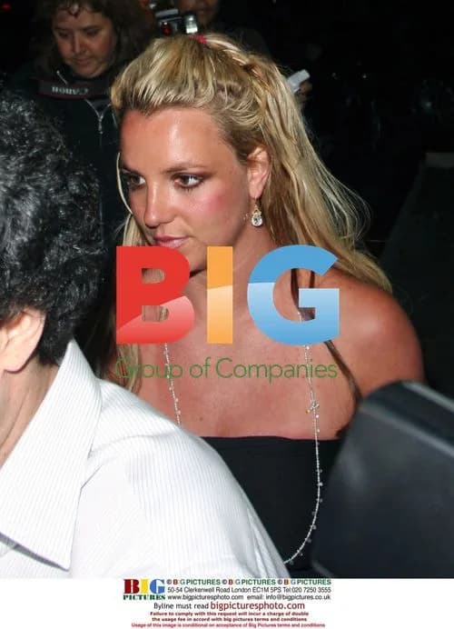 Britney Spears leaves restaurant with George Maloof Jr.