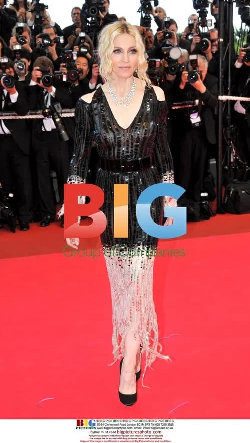Madonna attends Cannes premiere of "Che"