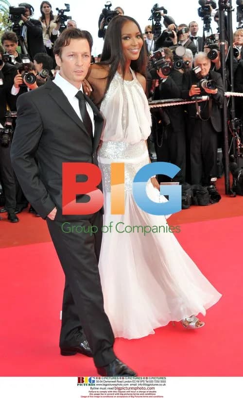 Naomi Campbell and Christophe Rocancourt at Cannes Film Festival