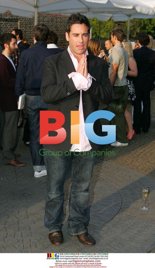 Giles Vicker-Jones at London Magazine party