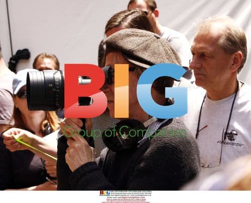 Woody Allen on Chinatown Film Set