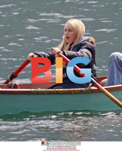 Hayden Panettiere on set of "I Love You Beth Cooper"