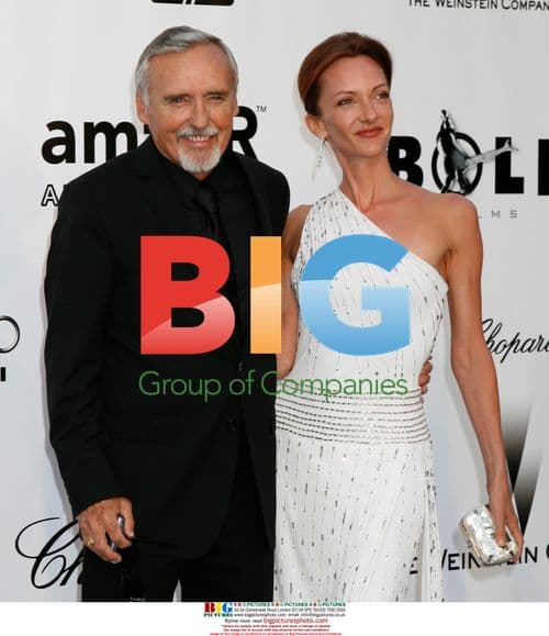 Dennis Hopper & wife at Cannes amfAR gala