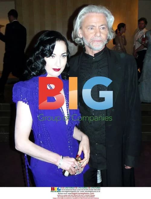 Dita Von Teese & Hermann Buehlbecker at amfAR Cannes Gala
