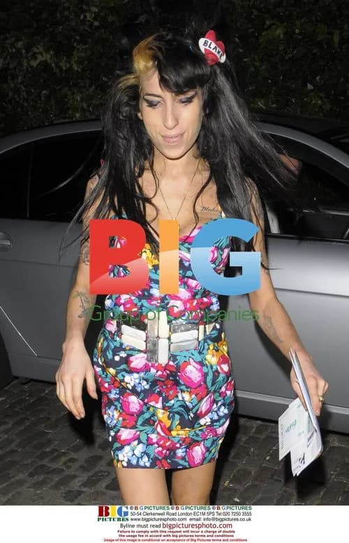 Amy Winehouse Collects Fast Food