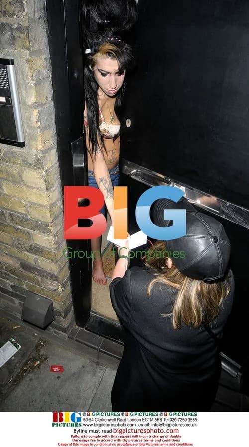 Amy Winehouse's Busy Night Cleaning House