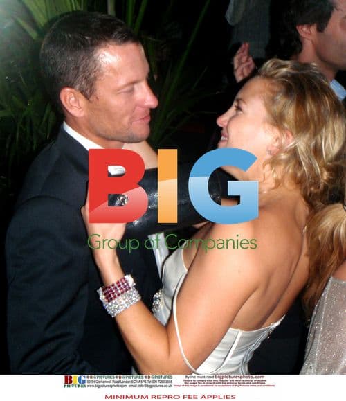 Kate Hudson and Lance Armstrong at Dolce & Gabbana Party