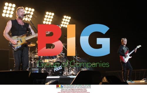 The Police Perform in Las Vegas