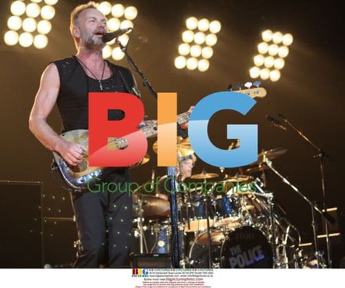 The Police Perform in Las Vegas