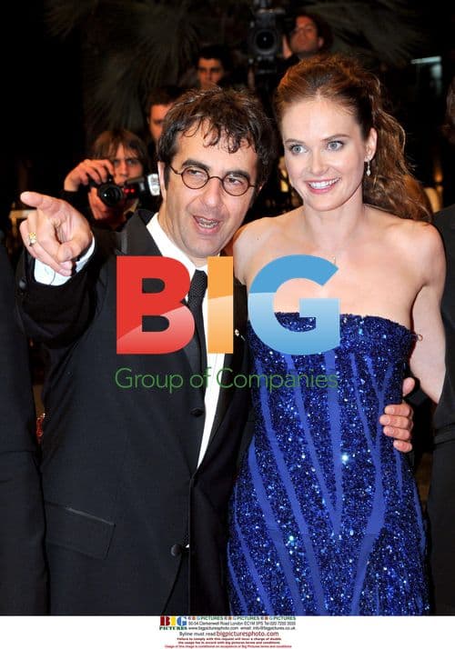 Atom Egoyan and Rachel Blanchard at Cannes