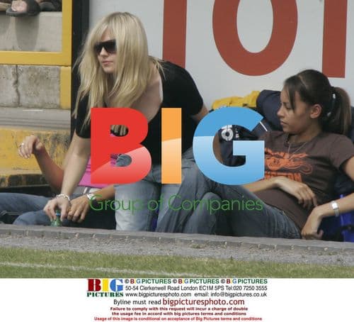 Tina O'Brien and Ryan Thomas at Charity Football Match