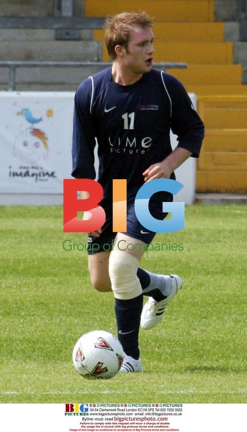 Tina O'Brien supports boyfriend at charity match