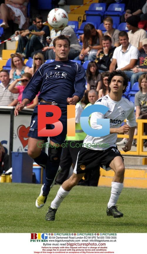 Tina O'Brien and Kym Ryder at Charity Football Match