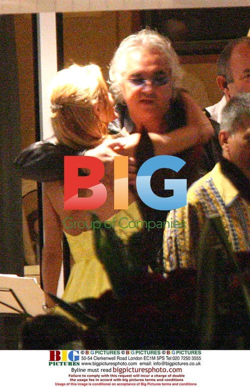 Flavio Briatore with unknown woman on yacht