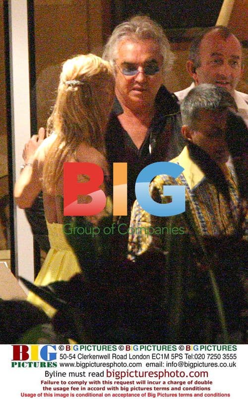 Flavio Briatore and unknown woman on yacht in Monte Carlo