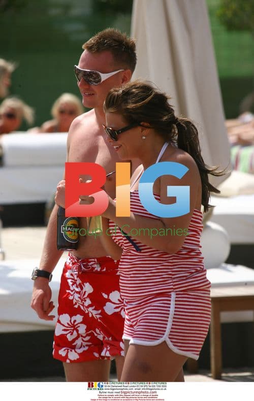 Jade Goody enjoys Marbella getaway