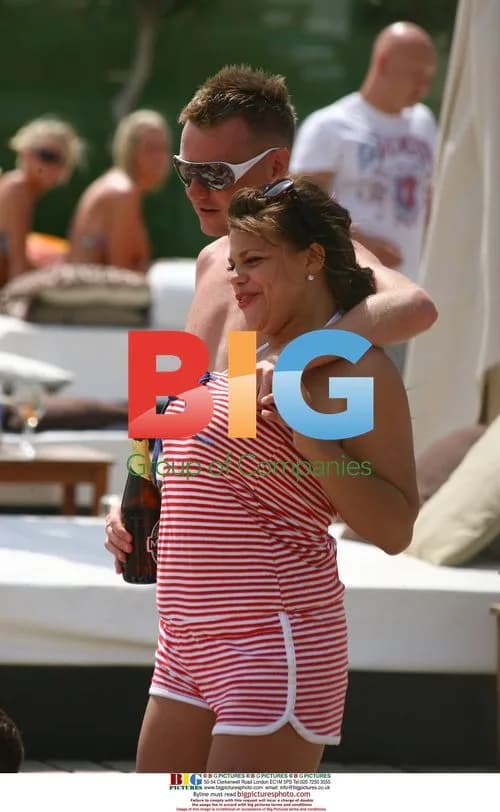 Jade Goody Relaxes in Marbella