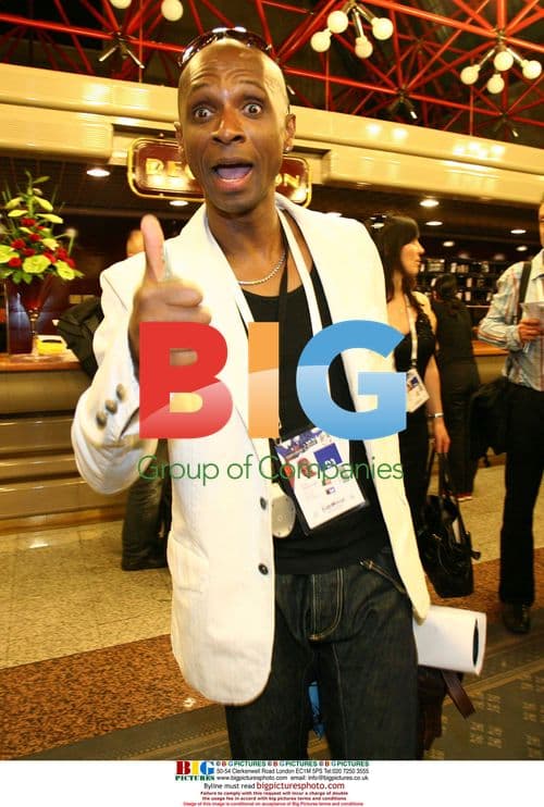 UK Singer Andy Abraham at Eurovision 2008