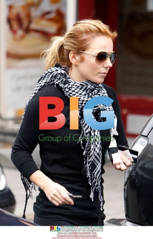 Geri Halliwell at Highgate Pharmacy in London