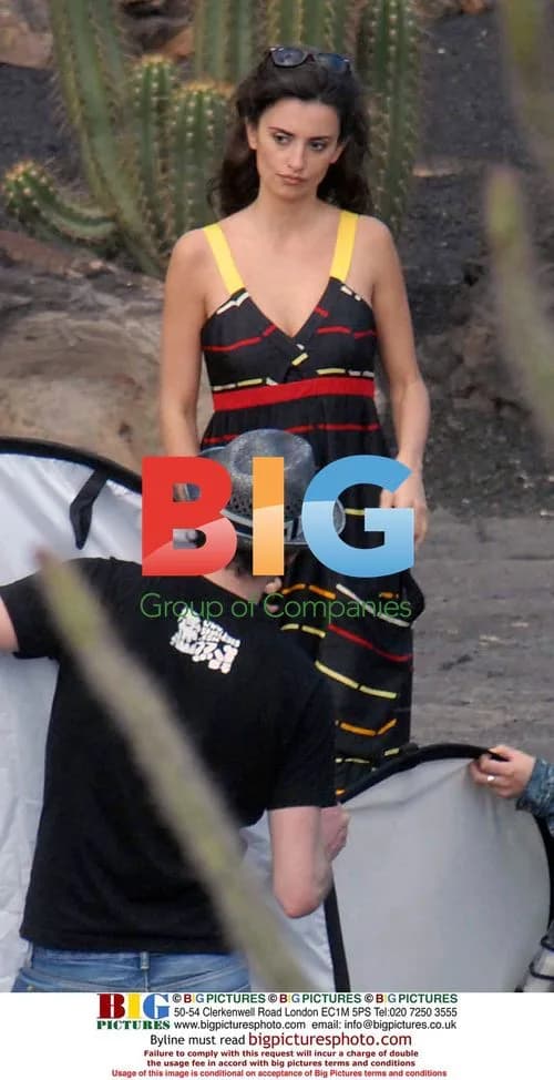 Penelope Cruz on Almodovar film set