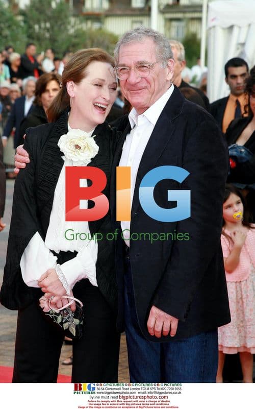 Streep and Pollack at Deauville Film Festival