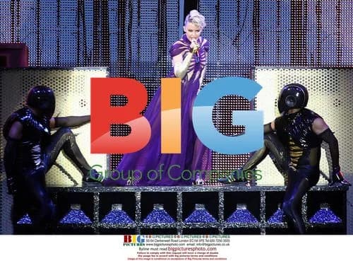 Kylie Minogue during Kylie X 2008 tour