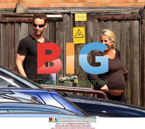 Pregnant Ulrika Jonsson and Husband