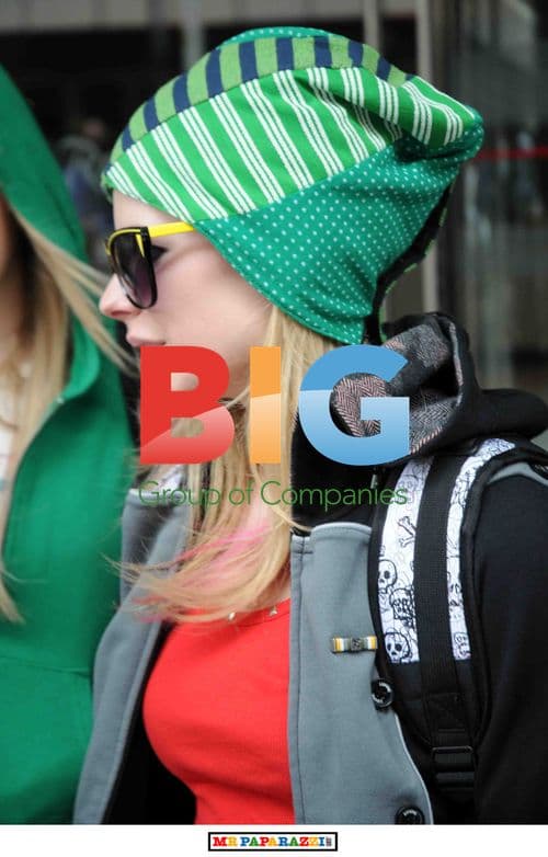Avril Lavigne out and about in Glasgow