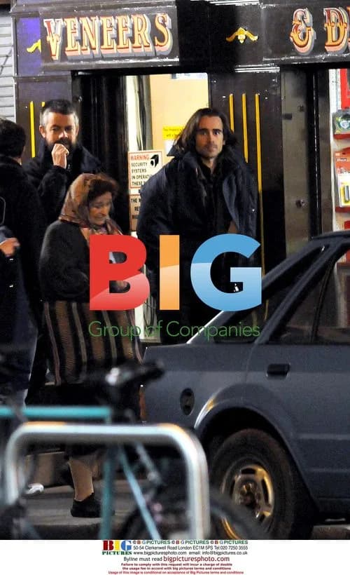 Colin Farrell Films Night Scene for 'Triage' in Dublin