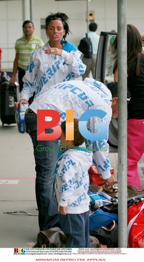 Katie Price and Peter Andre with son in Australia